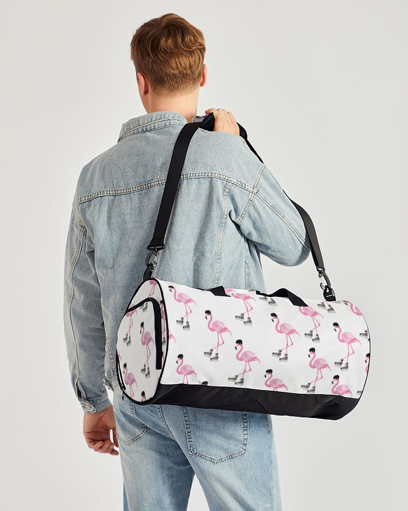 Hockey Playing Flamingos Sports Duffle Bag