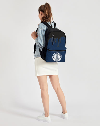 oil hs Duo-Zip Front Canvas Backpack