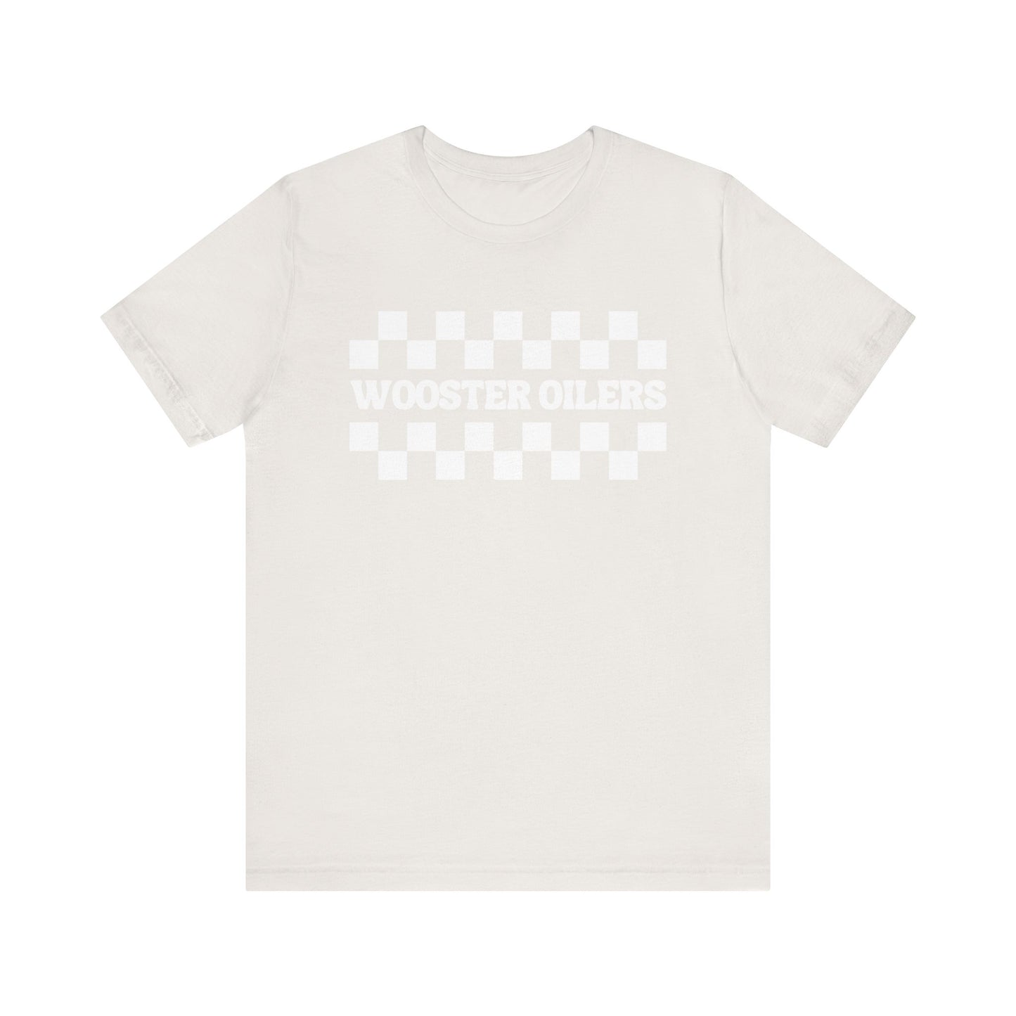 Unisex Checkered Jersey Short Sleeve Tee
