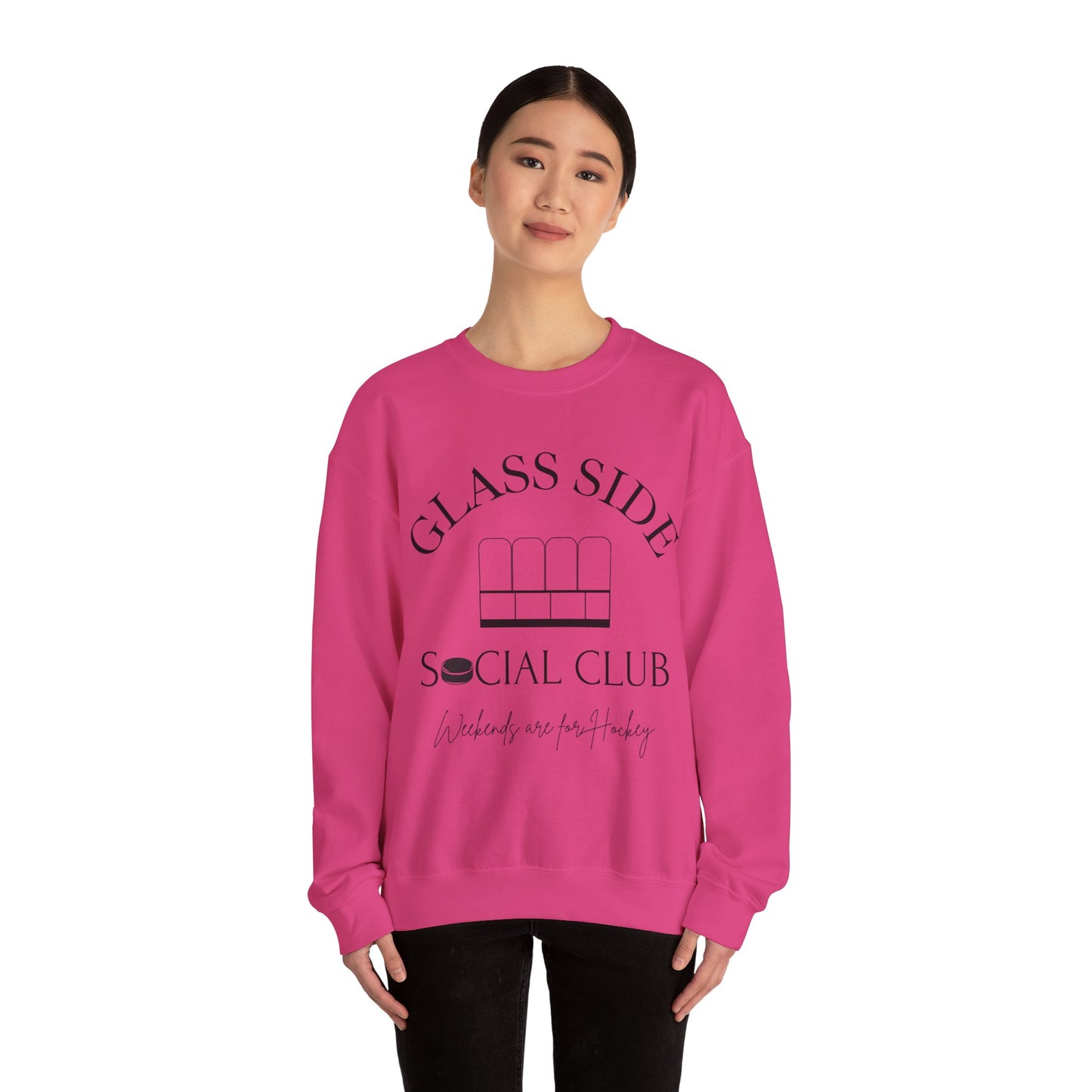 Glass side Social Club Unisex Heavy Blend™ Crewneck Sweatshirt