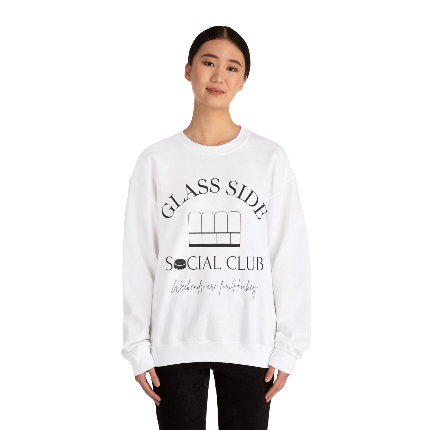 Glass side Social Club Unisex Heavy Blend™ Crewneck Sweatshirt