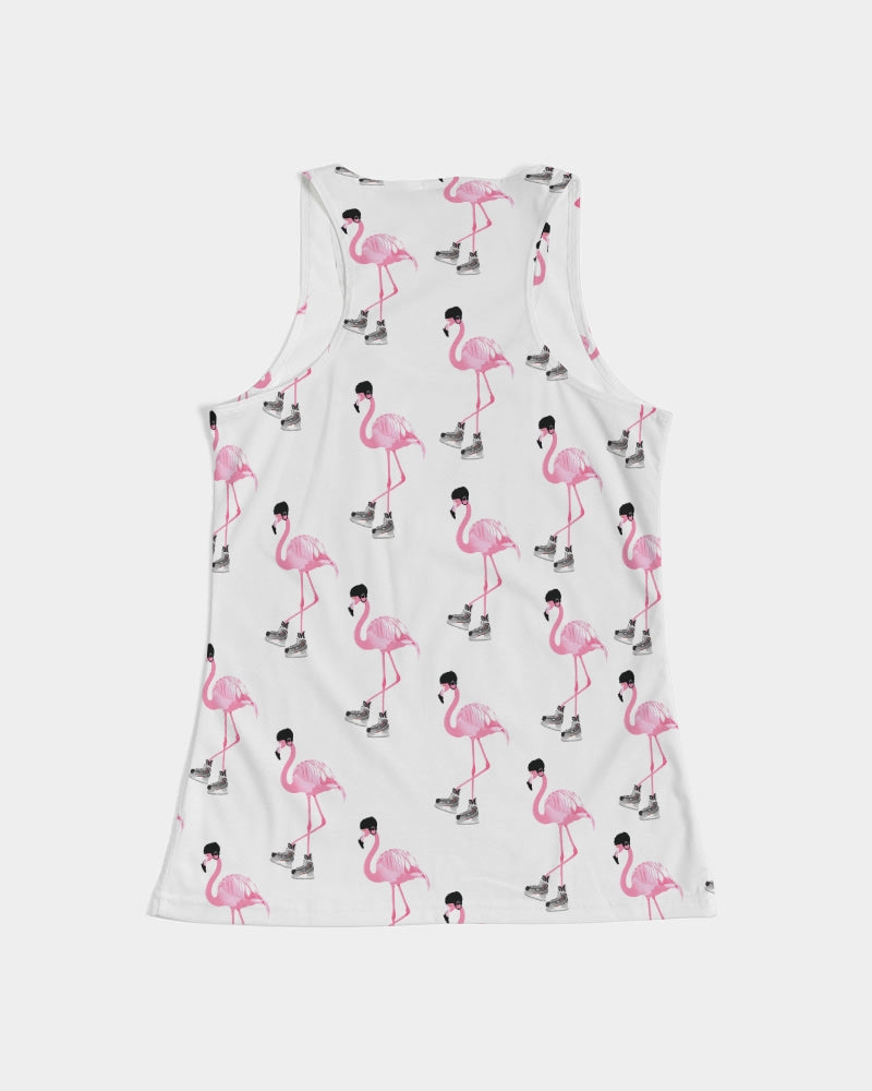 Hockey Playing Flamingos Women's All-Over Print Tank