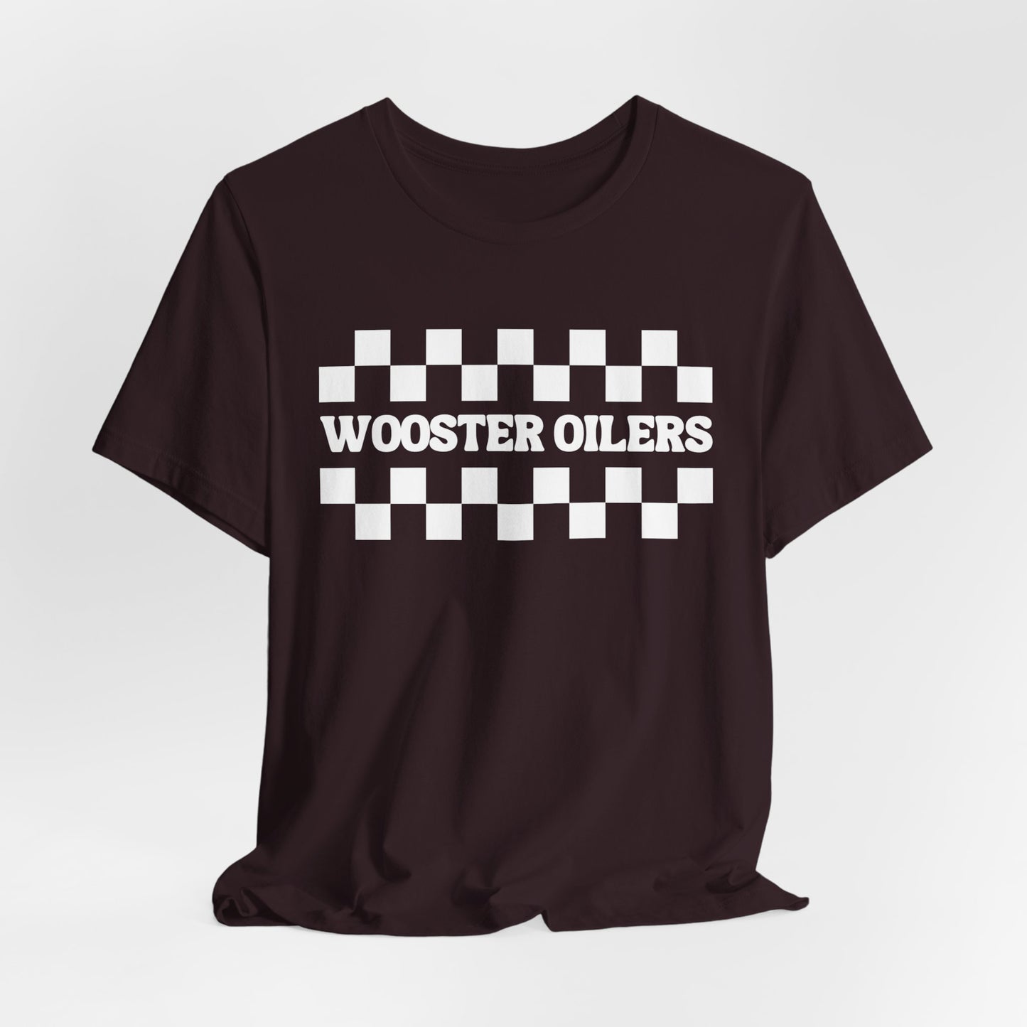 Unisex Checkered Jersey Short Sleeve Tee