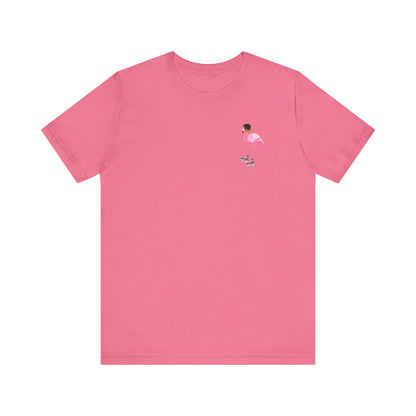 Unisex Bella Canvas Short Sleeve Flamingo Flow Tee.