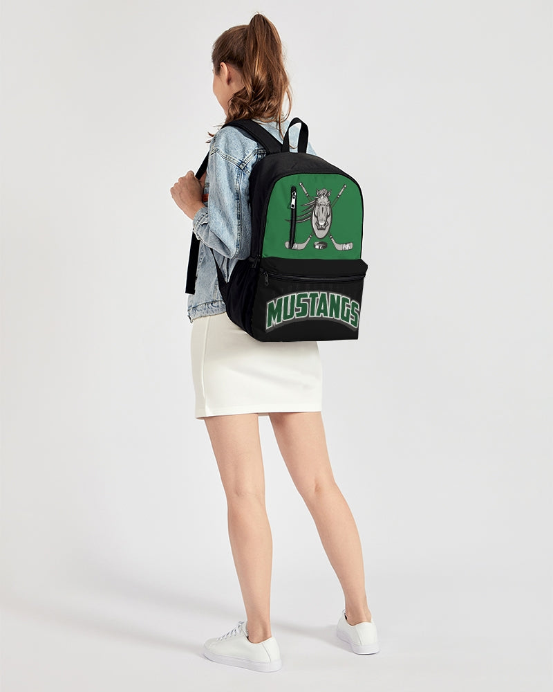 Mustang Duo-Zip Front Canvas Backpack