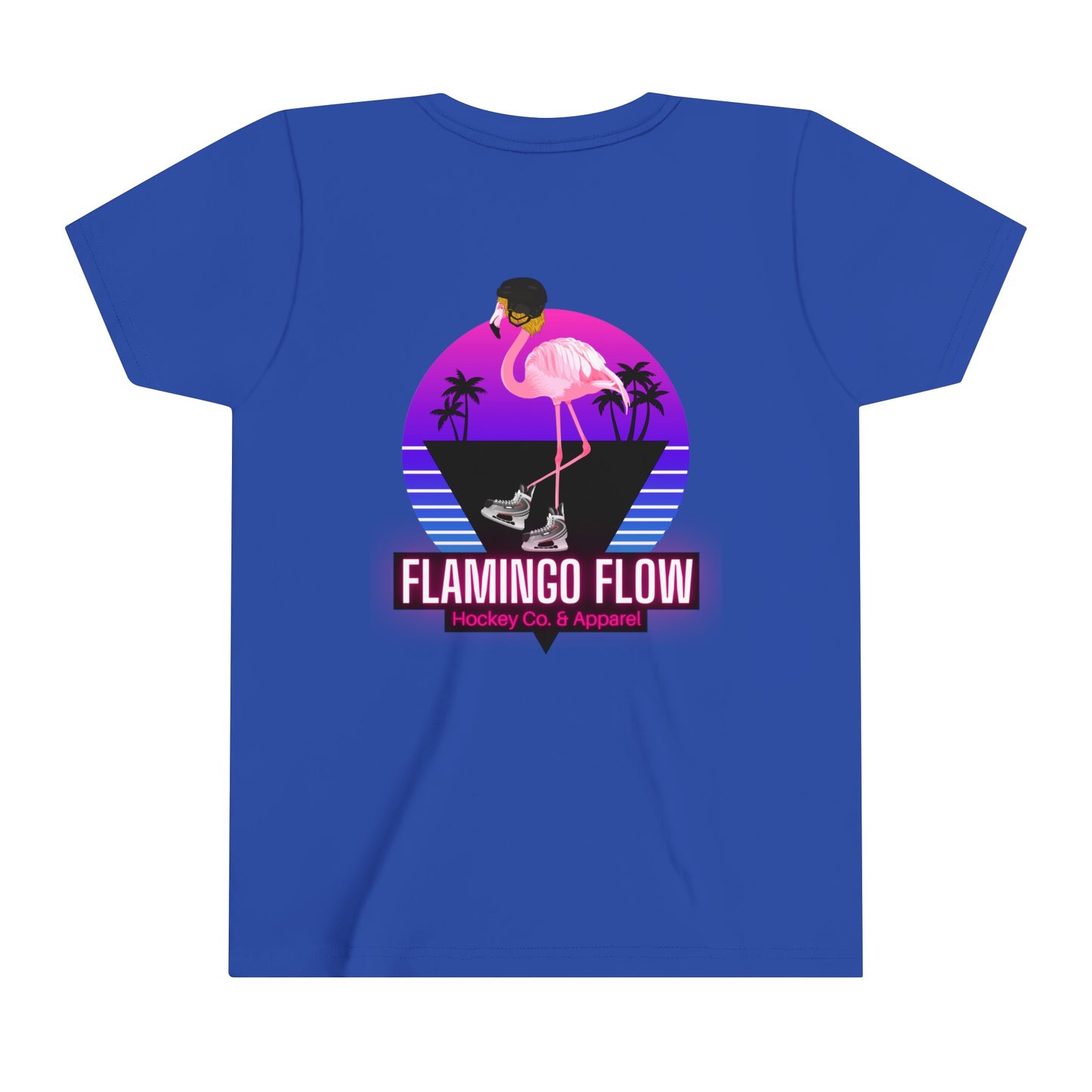 OG Flamingo Flow Youth Short Sleeve Tee- Bella Canvas screen printed