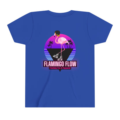 OG Flamingo Flow Youth Short Sleeve Tee- Bella Canvas screen printed