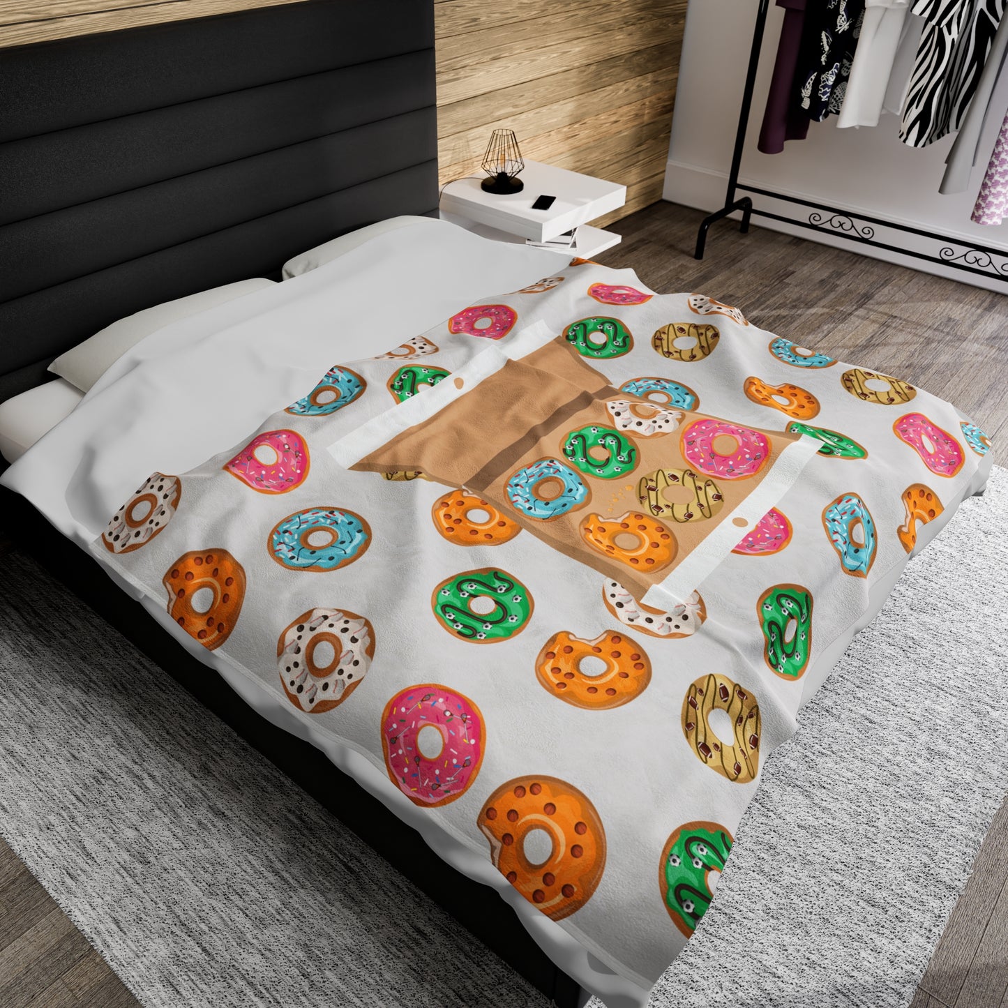 Sport Donuts Plush Blanket