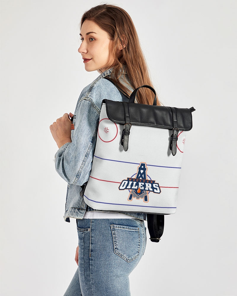 Oilers rink Casual Flap Backpack