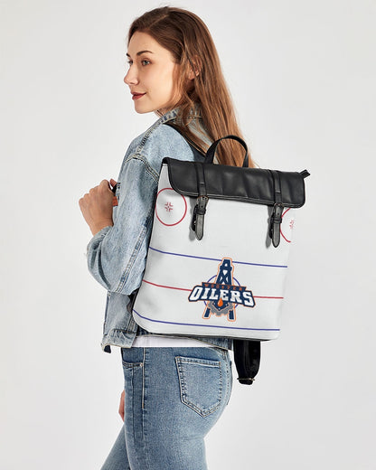 Oilers rink Casual Flap Backpack
