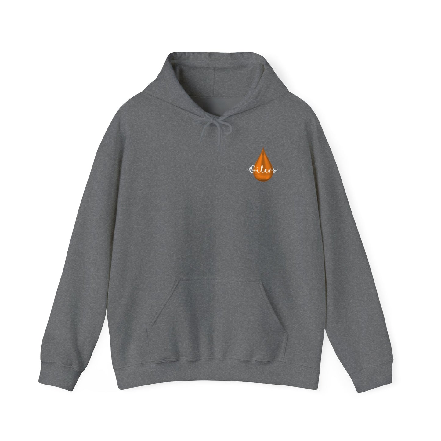 Oilers with drop Unisex Heavy Blend™ Hooded Sweatshirt