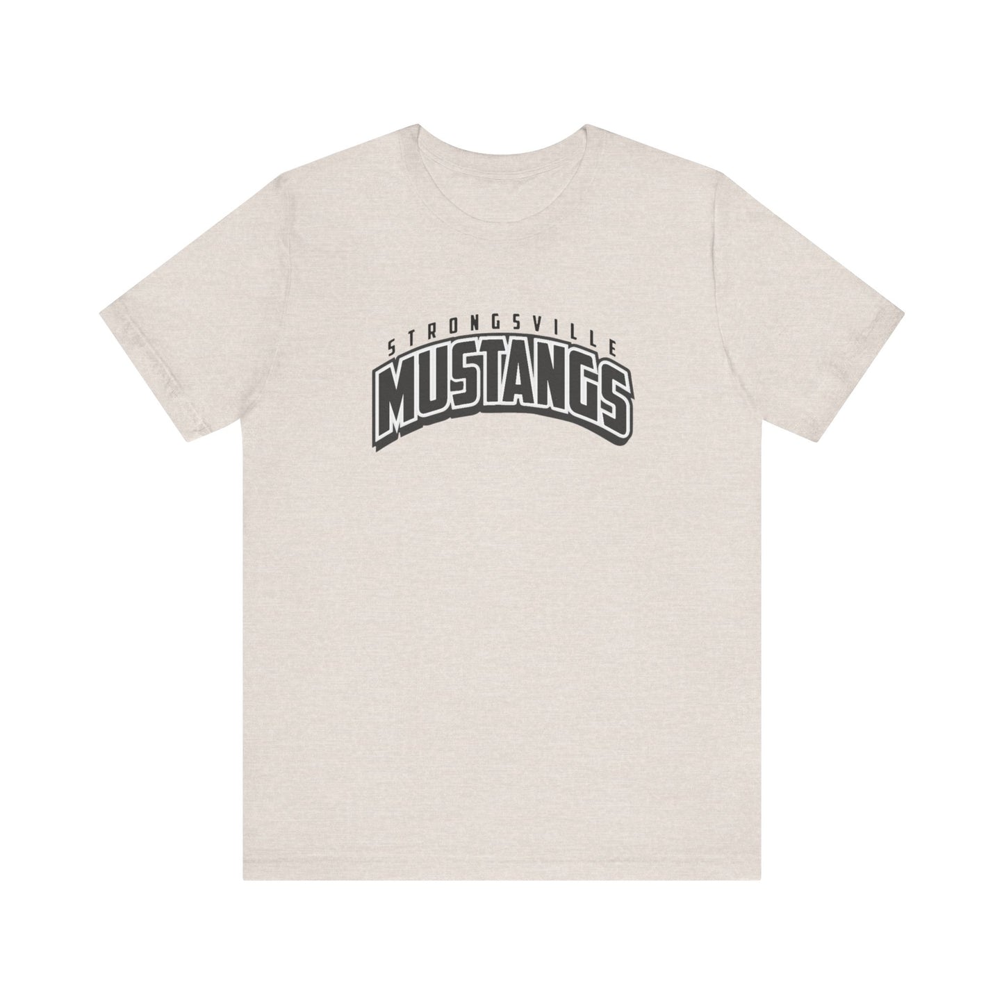Black Logo Unisex Jersey Short Sleeve Tee