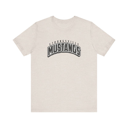 Black Logo Unisex Jersey Short Sleeve Tee