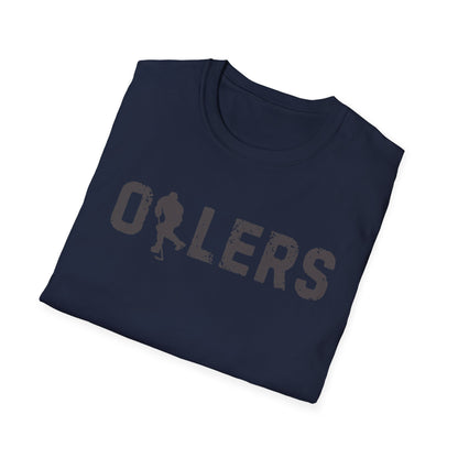 Dark Black/Navy Oilers Unisex Softstyle T-Shirt