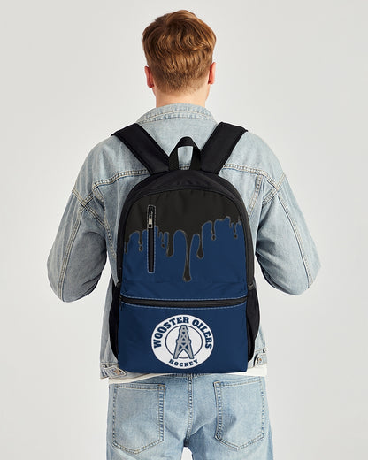 Duo-Zip Front Canvas Backpack