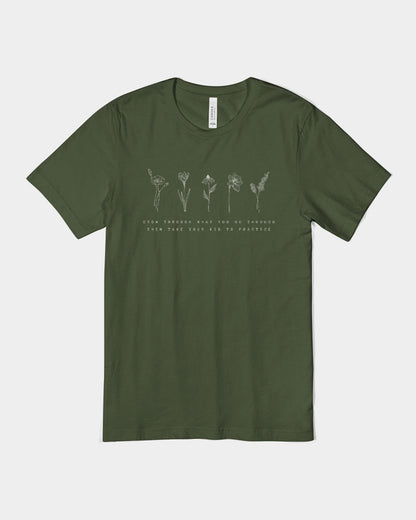 Go through flowers Unisex Jersey Tee | Bella + Canvas