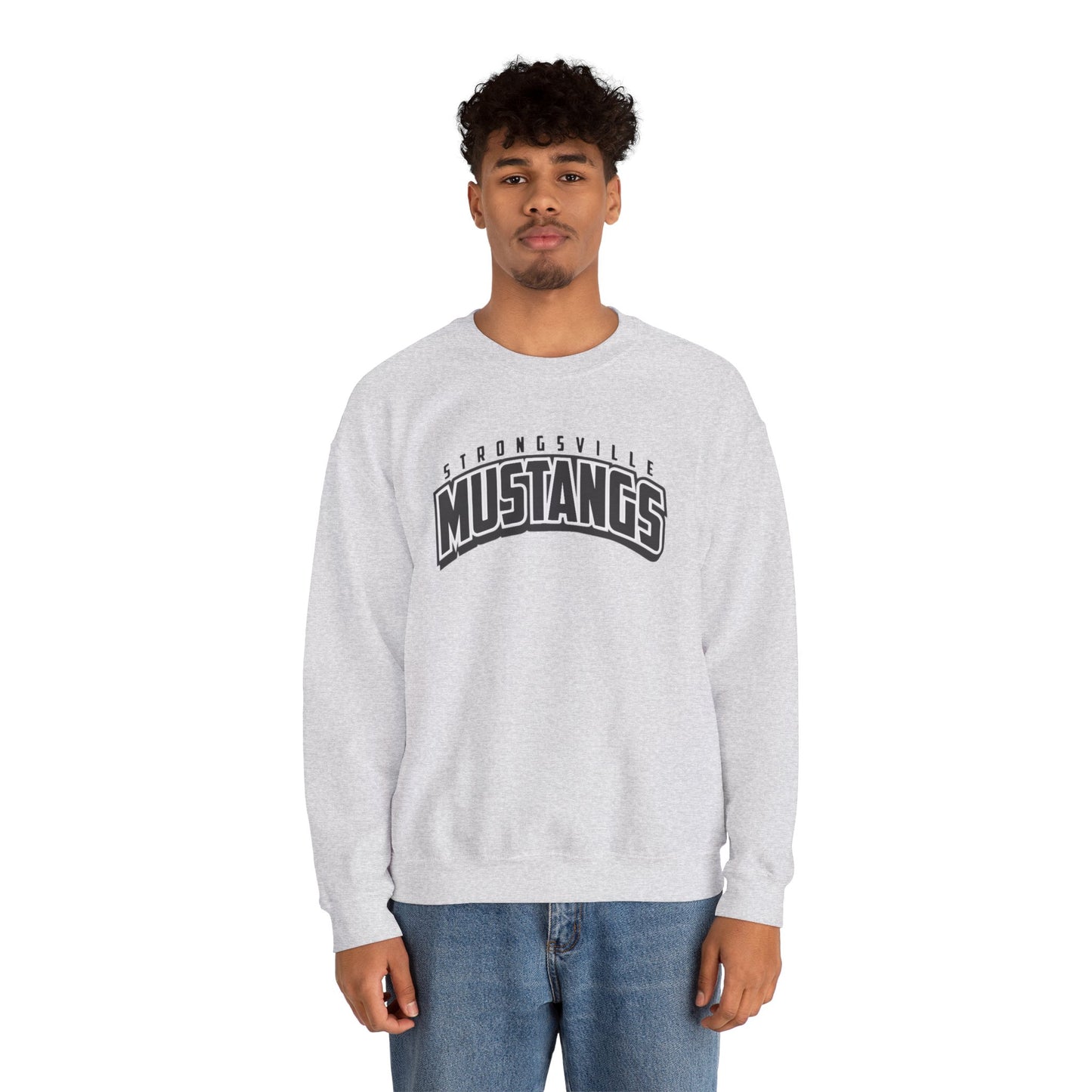 Black Logo Unisex Heavy Blend™ Crewneck Sweatshirt