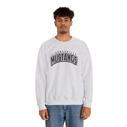 Black Logo Unisex Heavy Blend™ Crewneck Sweatshirt