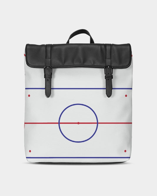 hockey rink lines Casual Flap Backpack