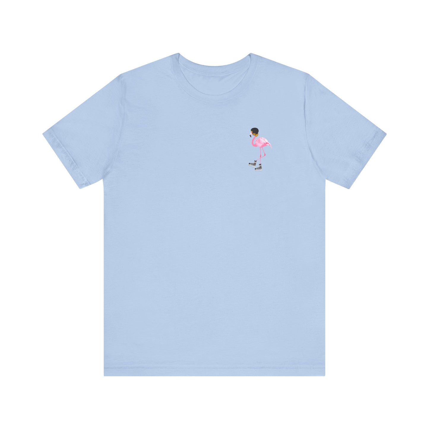 Unisex Bella Canvas Short Sleeve Flamingo Flow Tee.