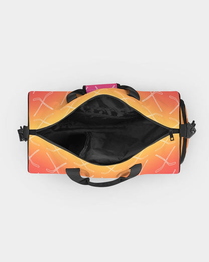 Ombre Hockey Stick Swim Trunks Sports Duffle Bag