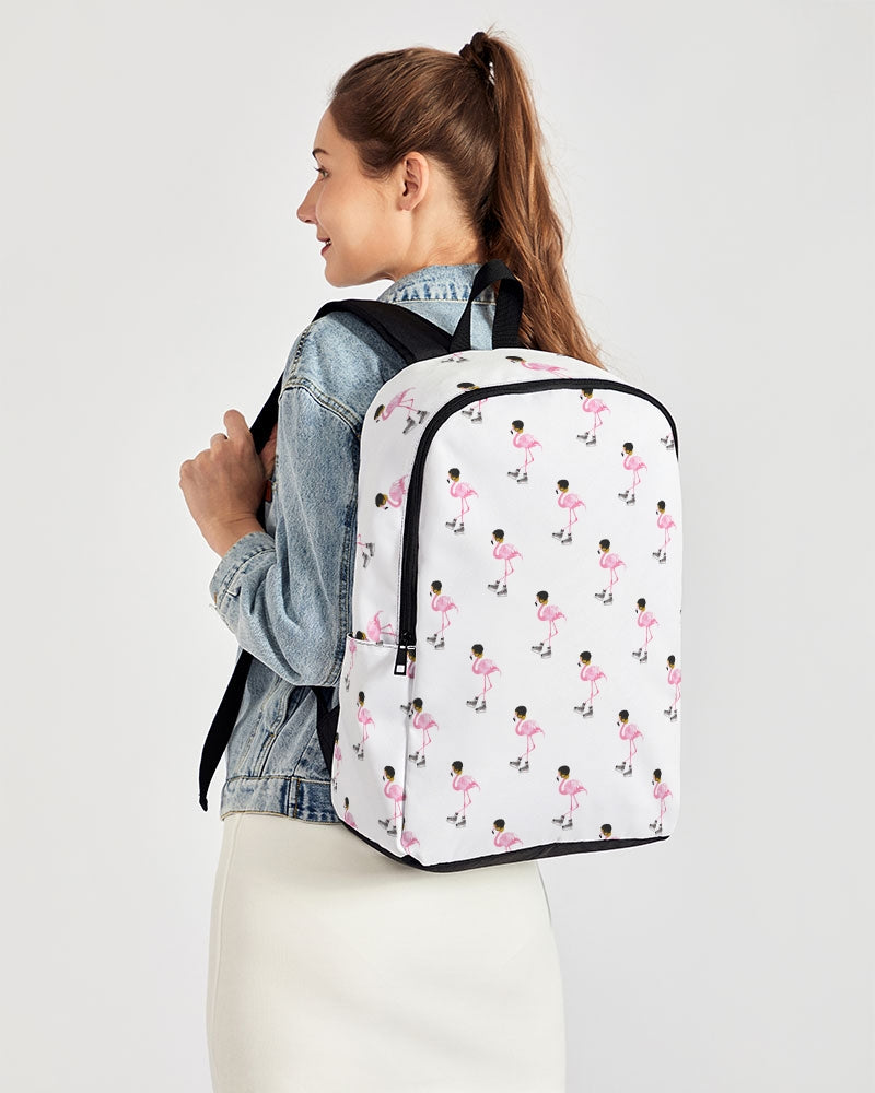 Hockey Playing Flamingos with Flow Back To Basics School Backpack