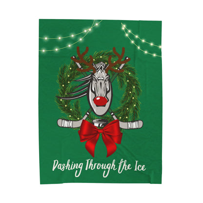 Holiday Velveteen Plush Blanket