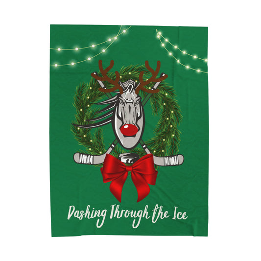 Holiday Velveteen Plush Blanket