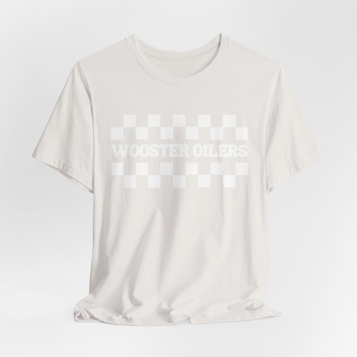 Unisex Checkered Jersey Short Sleeve Tee