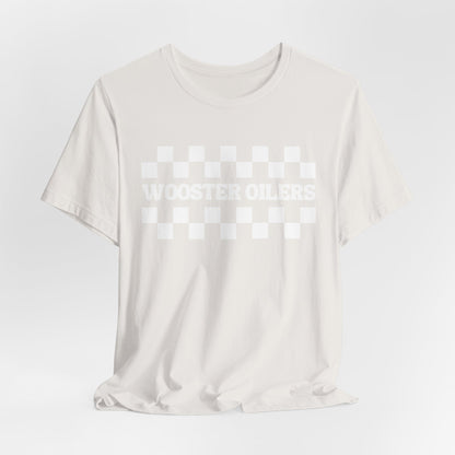 Unisex Checkered Jersey Short Sleeve Tee