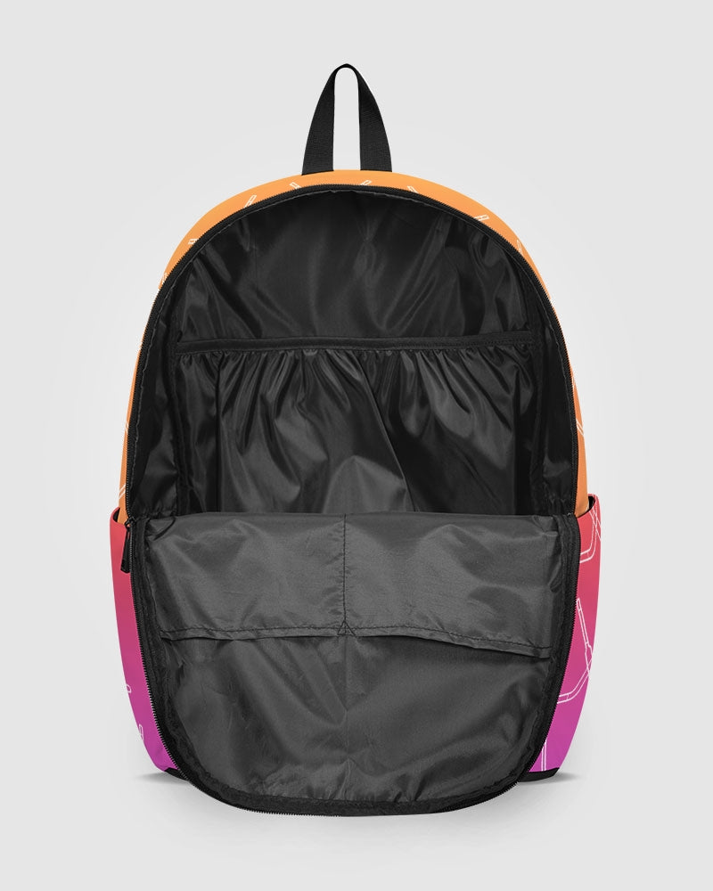 Ombre Goalie Stick Back To Basics School Backpack