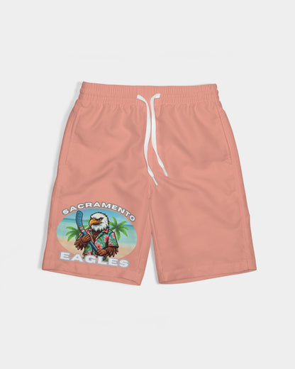 Sacramento Eagles Trunks Boys  All-Over Print Swim Trunk
