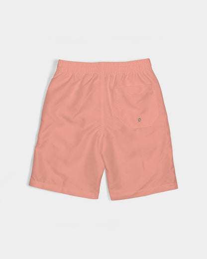 hawaiian flower Eagle Trunks Boys  All-Over Print Swim Trunk
