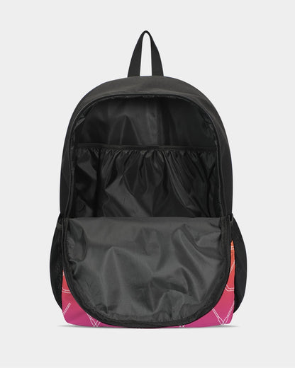 Ombre Goalie Stick Swim Trunks Duo-Zip Front Canvas Backpack