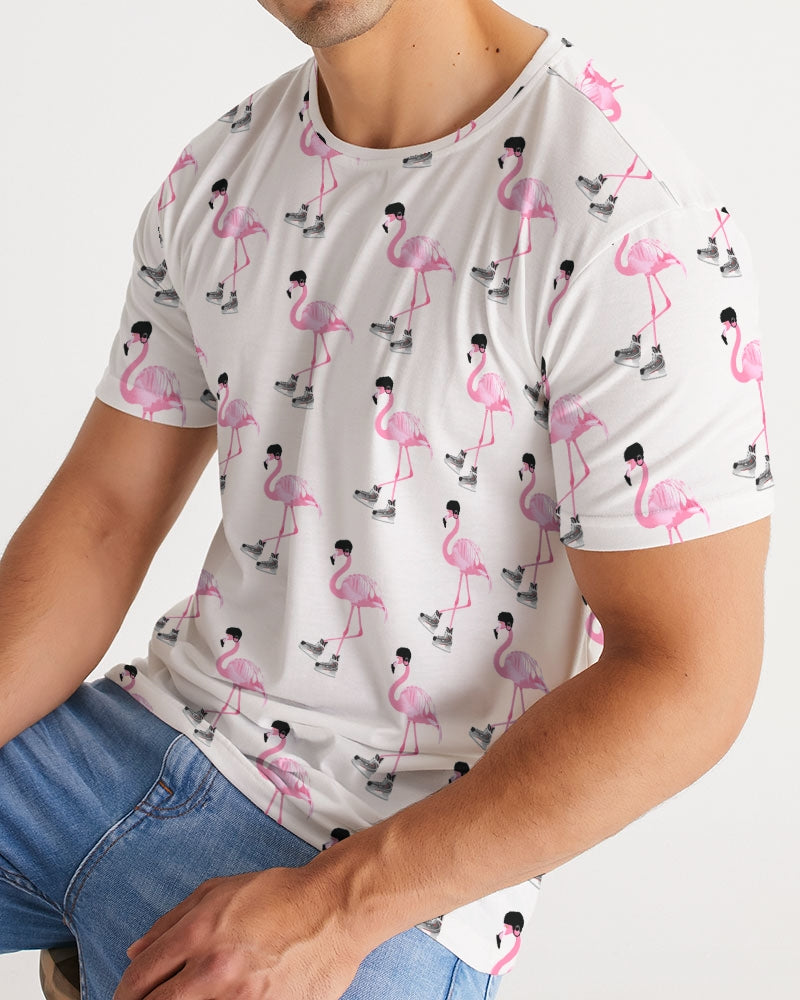 Hockey Playing Flamingos Unisex All-Over Print Tee