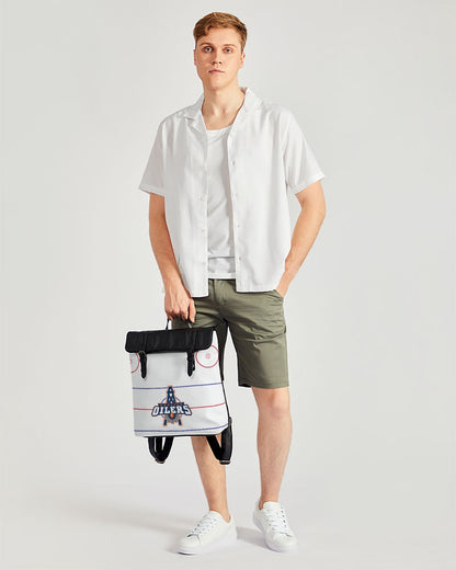 Oilers rink Casual Flap Backpack