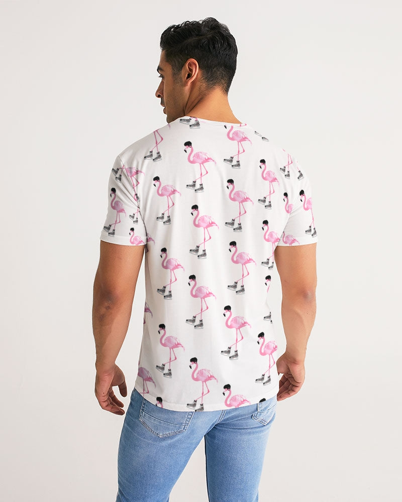 Hockey Playing Flamingos Unisex All-Over Print Tee