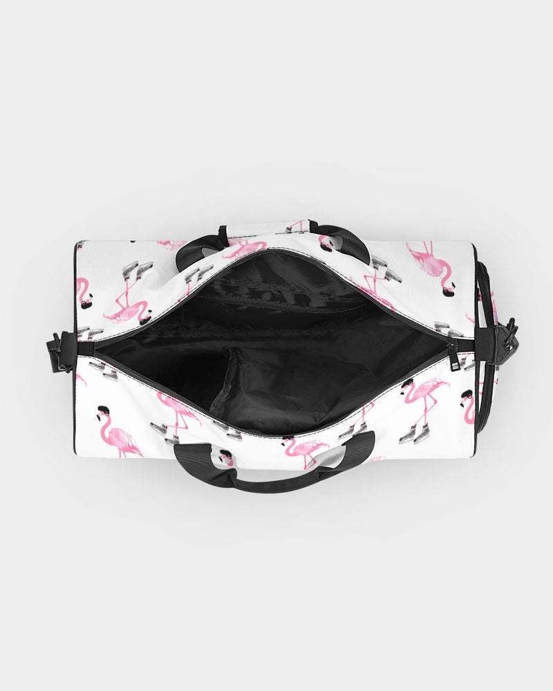 Hockey Playing Flamingos Sports Duffle Bag