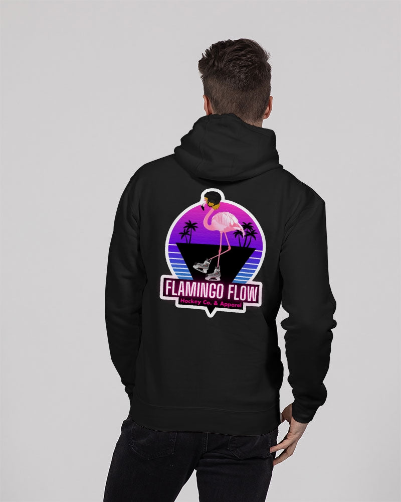 Flamingo Flow Unisex Premium Pullover Hoodie | Lane Seven