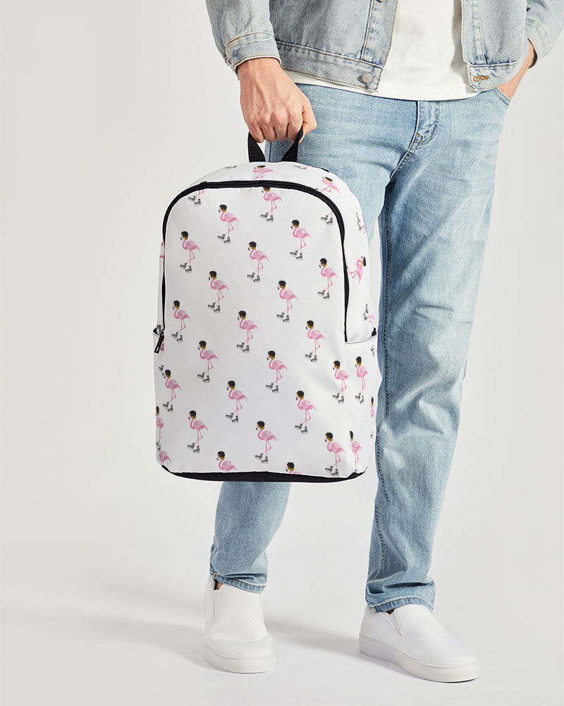 Hockey Playing Flamingos with Flow Back To Basics School Backpack