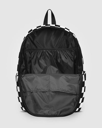 Flamingo Flow Checkered Back To Basics School Backpack