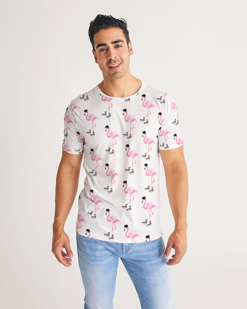 Hockey Playing Flamingos Unisex All-Over Print Tee