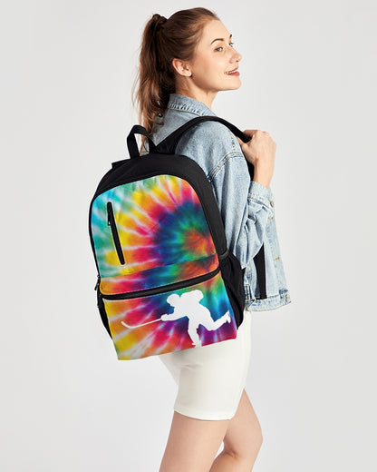 Tye Dye Duo-Zip Front Canvas Backpack