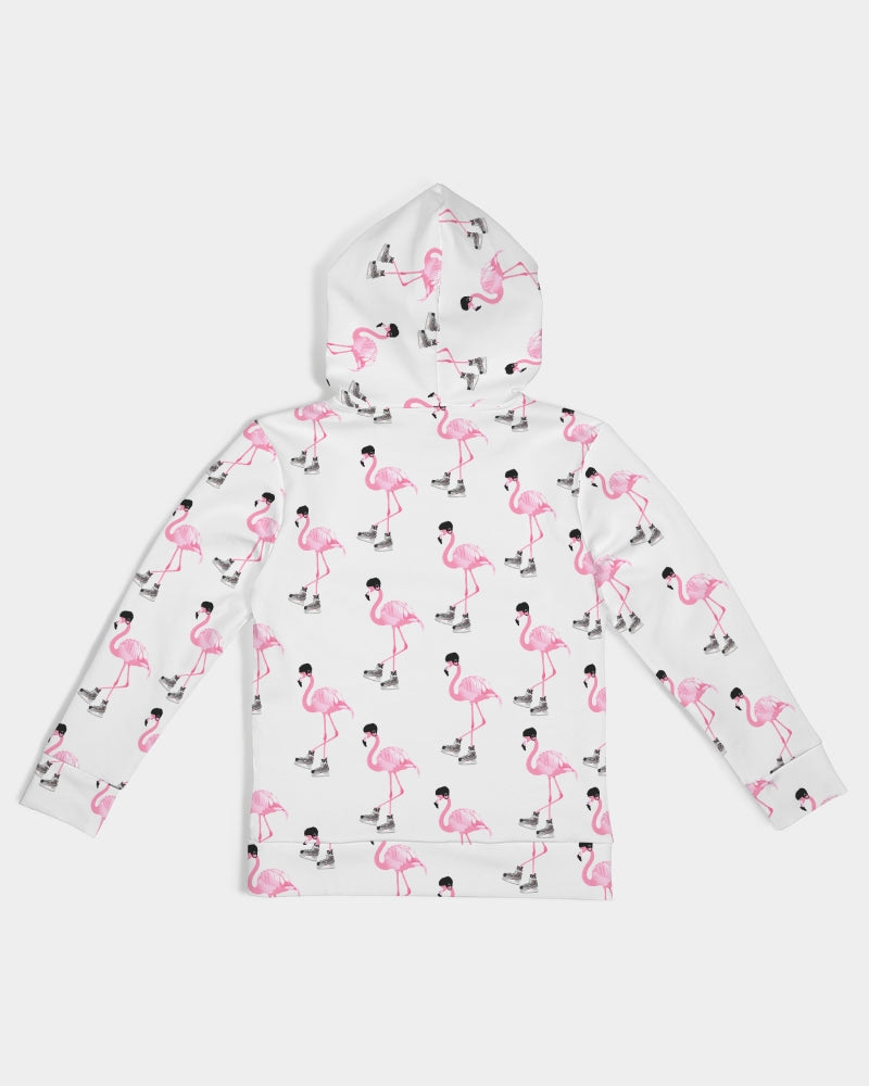 Hockey Playing Flamingos Kids Hoodie