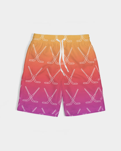 Ombre Goalie Stick Swim Trunks Boys Swim Trunk