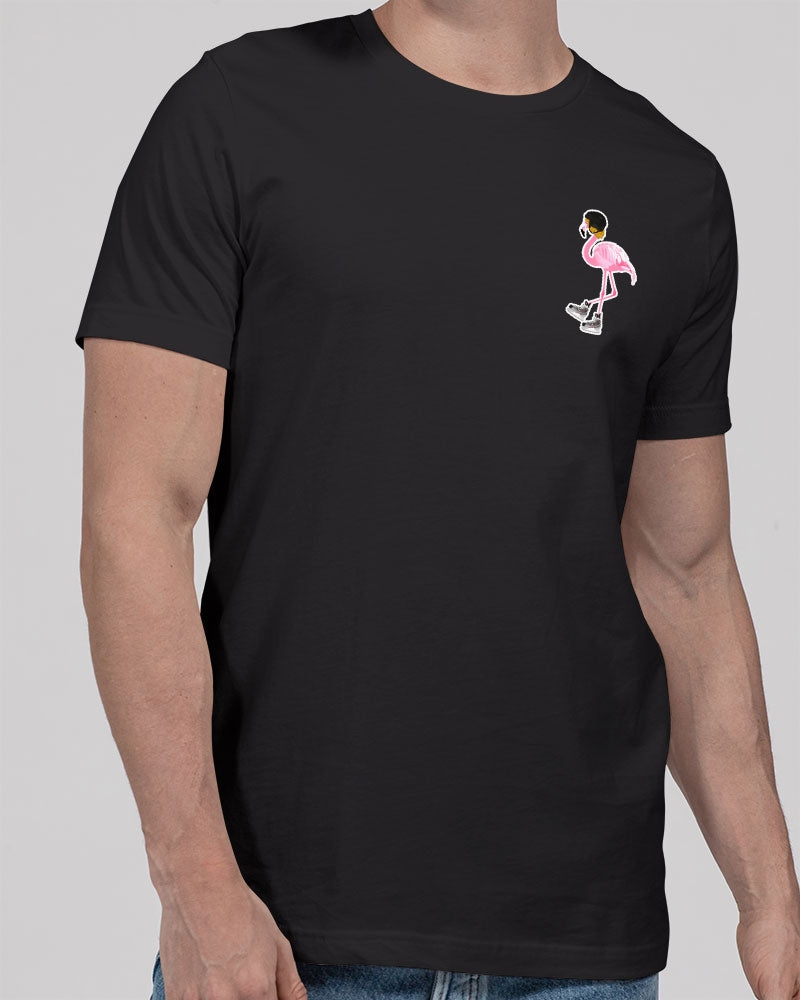 Adult Unisex Flamingo Flow SWAG T-Shirt Unisex Jersey Tee | Bella + Canvas - sublimated