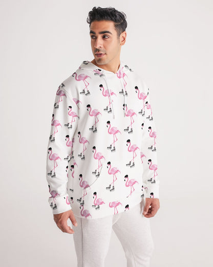 Hockey Playing Flamingo Unisex Hoodie