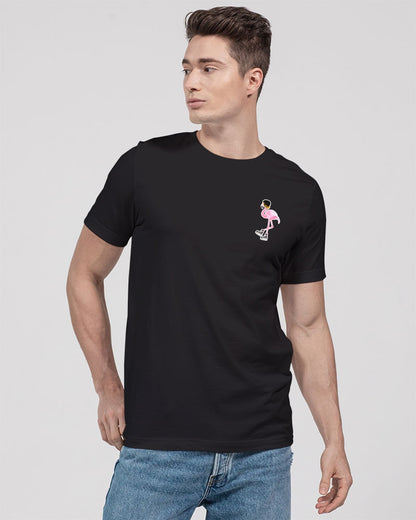 Adult Unisex Flamingo Flow SWAG T-Shirt Unisex Jersey Tee | Bella + Canvas - sublimated