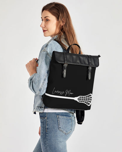 Lacrosse Mom Casual Flap Backpack