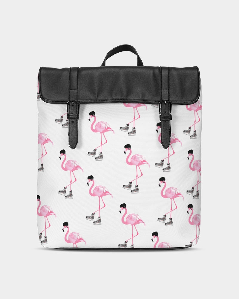 Hockey Playing Flamingos Casual Flap Backpack